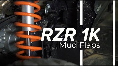 How To Install Polaris RZR XP 1000/ Turbo SuperATV Mud Flaps