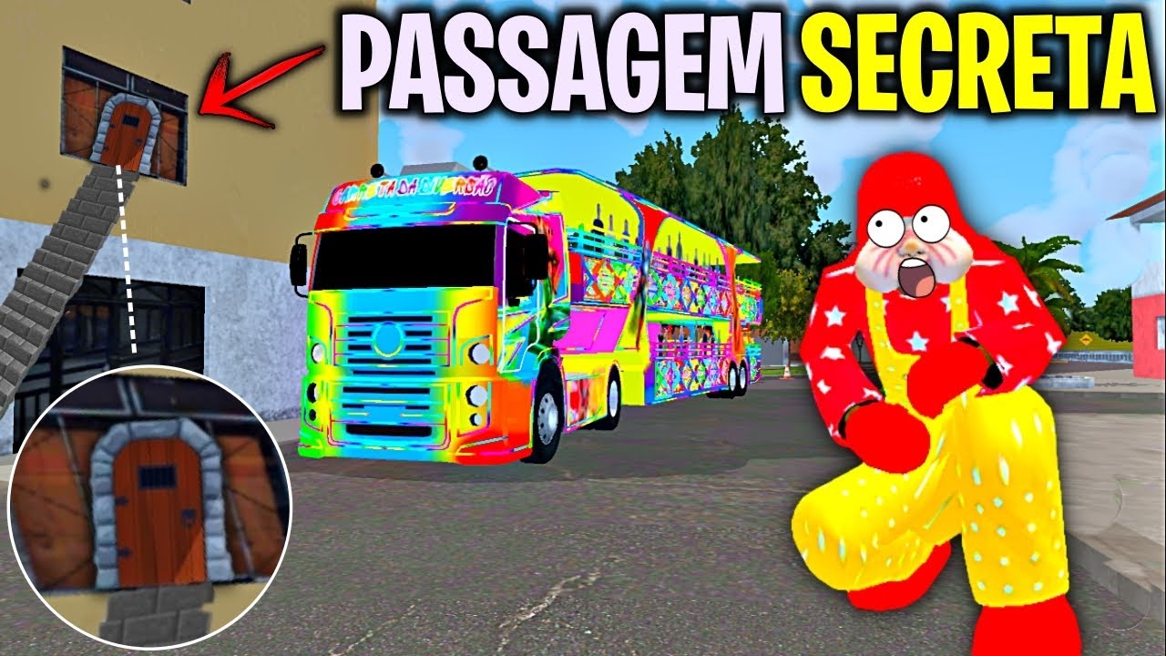 NÃO ACREDITO! ENCONTREI UMA PASSAGEM SECRETA na Cidade do FOFÃO CARRETA FURACÃO e carreta da alegria