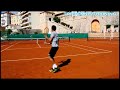 Nicolas Almagro Hitting (Court Level View) HD
