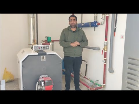 نظام تدفئه المسابح بغلايات الديزل