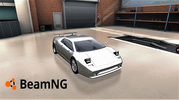 BeamNG: Building and driving my own V12 Supercar!