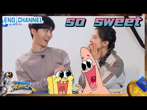 【Plus】#FanChengcheng and #ZhangJingyi imitate SpongeBob SquarePants | #keep running China