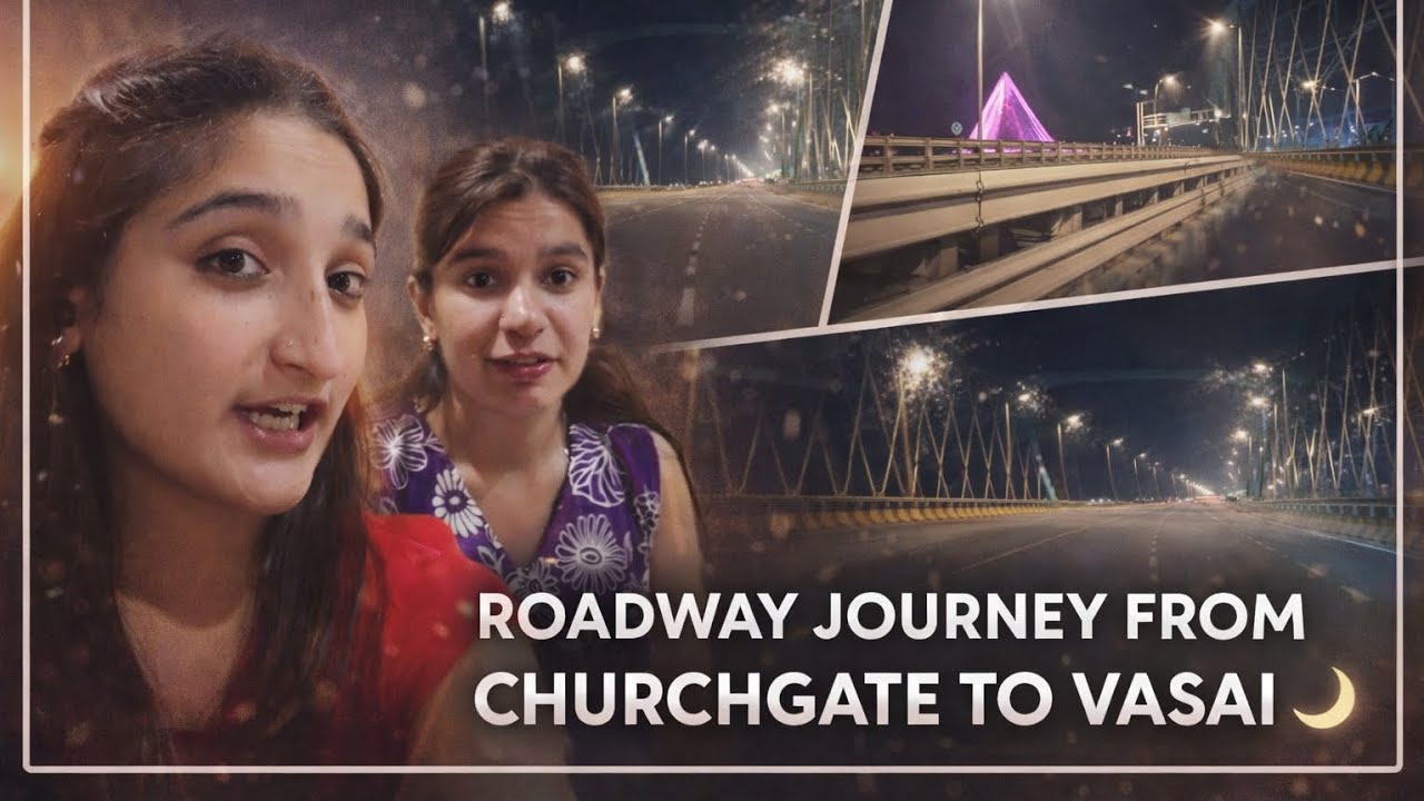 Roadway Journey from Churchgate to vasai 😍||PART 2 || CHAOS IN MUHAMMAD ALI ROAD😱