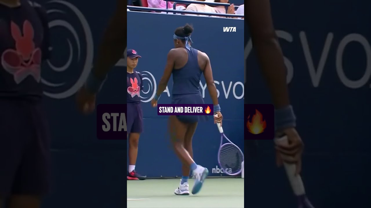 Right on the money 🤑 #WTA #CocoGauff #NBO26 #Toronto #shorts