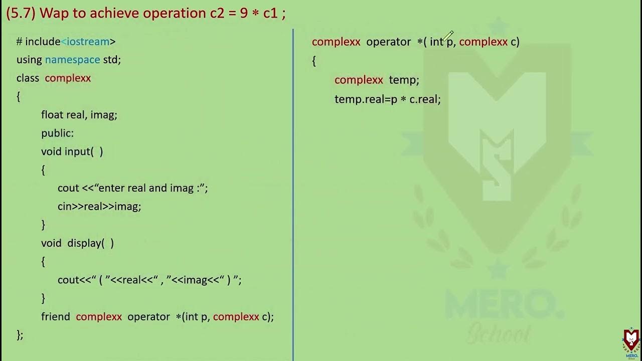9. Program Showing C2=9 x C1 - YouTube