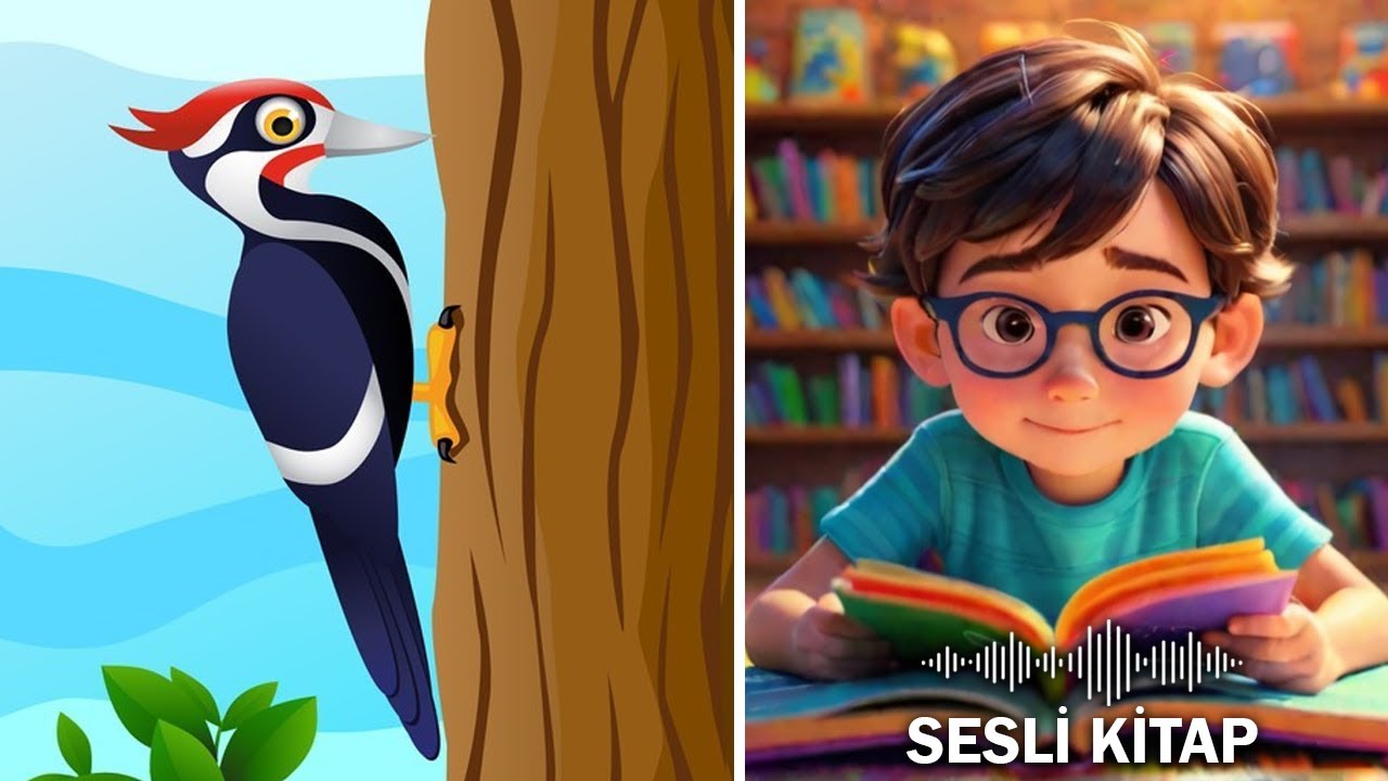 Dafi ile Geveze Ağaçkakan | Çocuk Hikayeleri | Eğitici Masallar | Kitaplar | Çocuklar İçin Eğitim