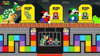 Mario, Luigi And Bowser Missing Babies Vs.numberblocks Snake Calamity Game Animation