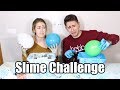 Intentamos hacer slime con globos hermanos jaso