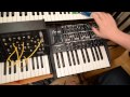 Korg MS-20 and Arturia MiniBrute - Messing Around