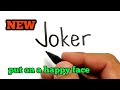 How to Draw Joker (2019)  Step by Step  DC - YouTube