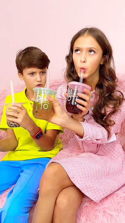 DO YOU LIKE BOBA TEA? 🧋👉🩷 #tricks #shots