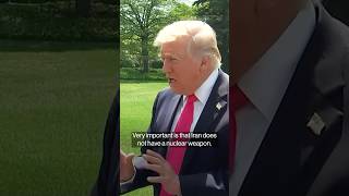 Trump Says Deal With Iran Looking Very Good Amid Ceasefire