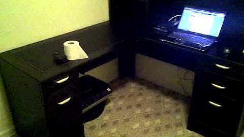 Real Space Magellan Desk, Hutch, and Bookshelf...