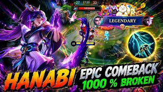 EPIC COMEBACK PAKE HANABI! DAMAGE NYA GILA 🔥 HANABI META SEKARANG?! MUSUH AUTO NANGIS 😭