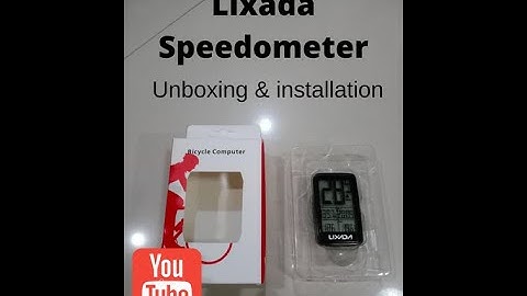 Lixada Speedometer Unboxing and Installation