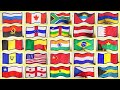 Drawing Flags From 28 Countries | Which One You Country?