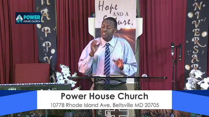 Identification with Christ by Minister Joel Njoroge Ndebe of Power House Church in Maryland USA