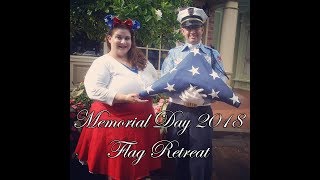 Disney Belle Vlogs! Memorial Day Flag Retreat 2018