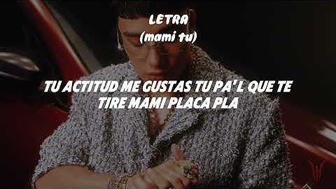 El Malilla, Maury - Mami Tu ( LETRA)