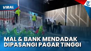 GEGER! Mal dan Gedung di Jakarta Mendadak Dipasangi Pagar Tinggi, Ada Apa
