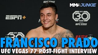 21-Year-Old Fransisco Prado Explains Retirement Tease, Plan to Change Divisions | UFC on ESPN 49