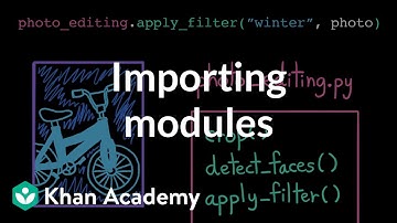 Importing modules | Intro to CS - Python | Khan Academy