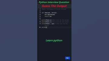 🎯 Guess the Output: Python Mutable Default Argument Issue 🚀 #youtubeshorts #viralvideo #trending