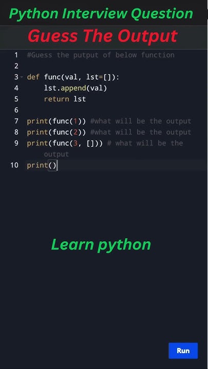 🎯 Guess the Output: Python Mutable Default Argument Issue 🚀 # ... image.