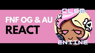 FNF OG & AU React - FNF VS Clementine (FNF Mod)