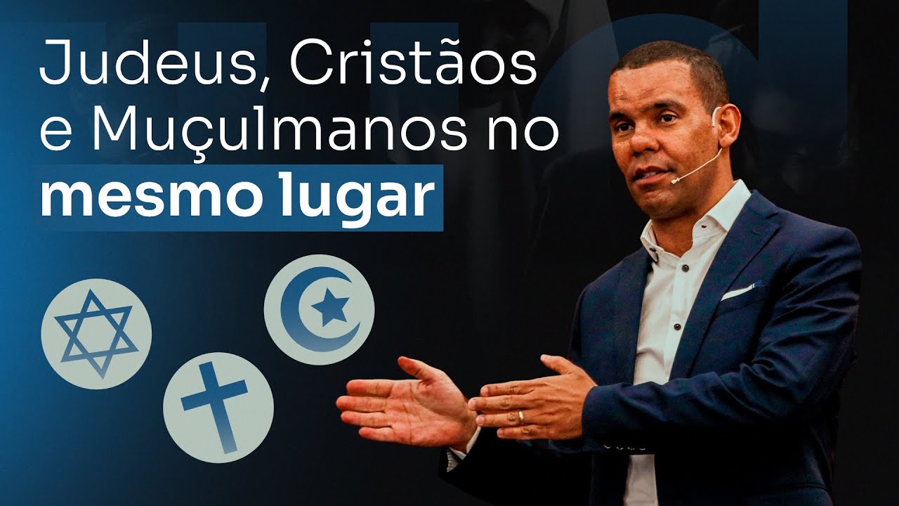 Judeus, cristãos e muçulmanos no mesmo lugar #RodrigoSilva #Israel