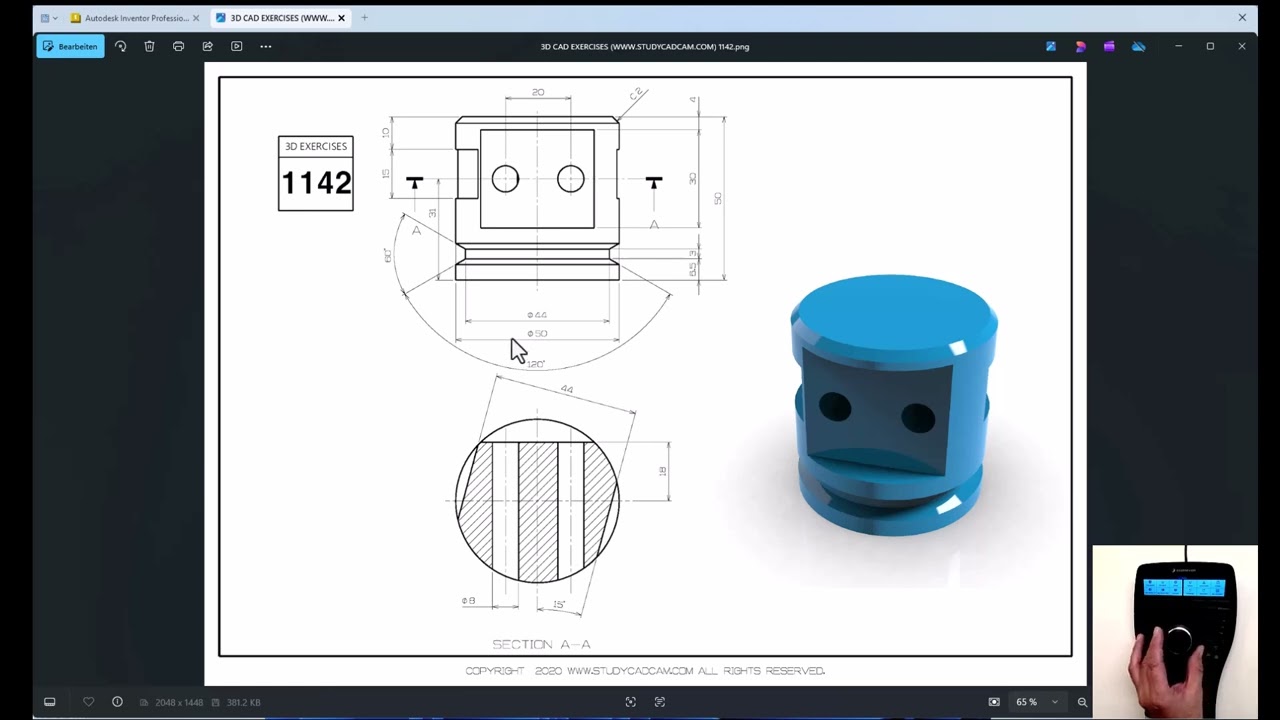 Inventor Praxisvideo : 3DE-1142