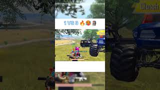 1 VS 3 🔥🥵🗿 #bgmi #gaming #newupdate #viralshorts #shorts