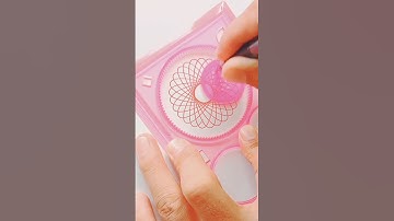Satisfying Spirograph Drawing with Pen – Relaxing Art in Action! #shorts #drawing