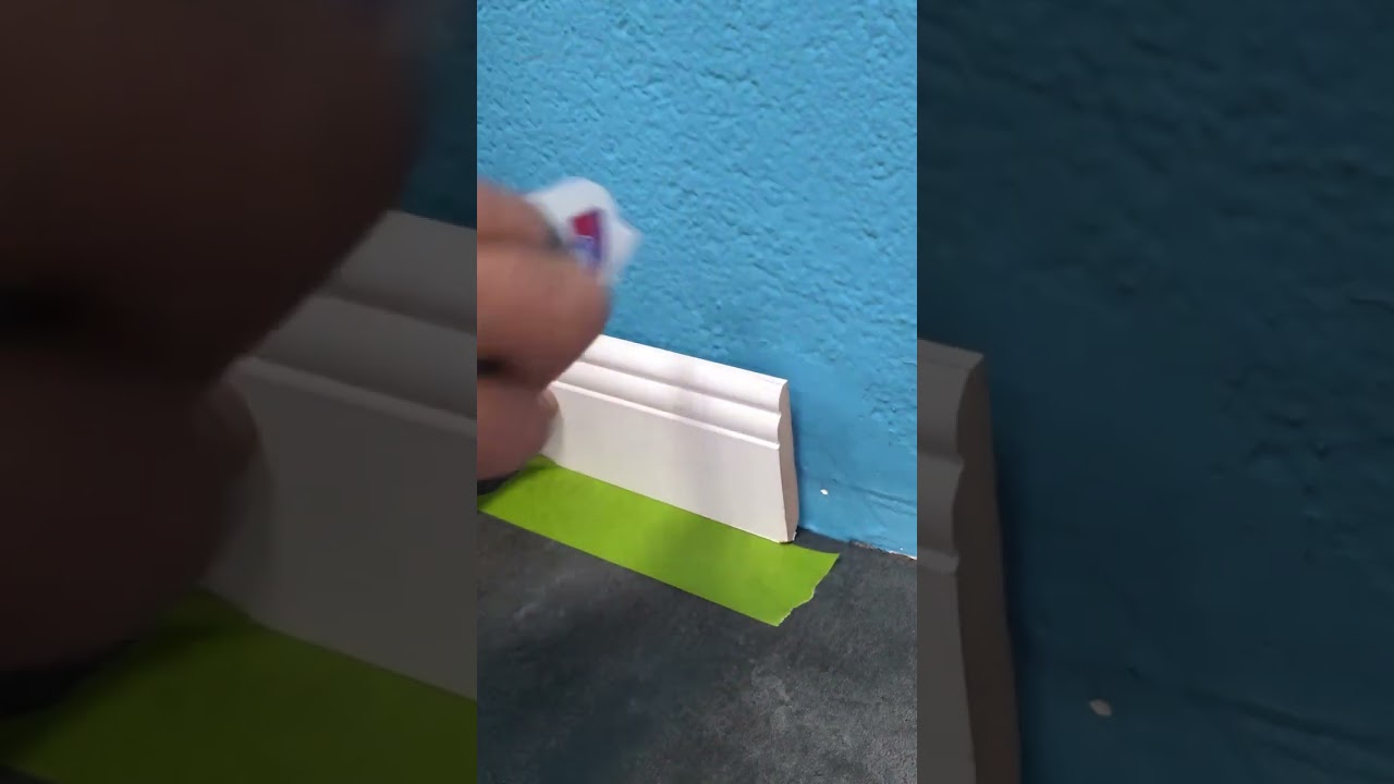 Easy fix for loose baseboards