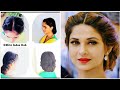 Twist and roll updo  jennifer winget hairstyle tutorial  curly  frizzy hair prom updo hairstyle
