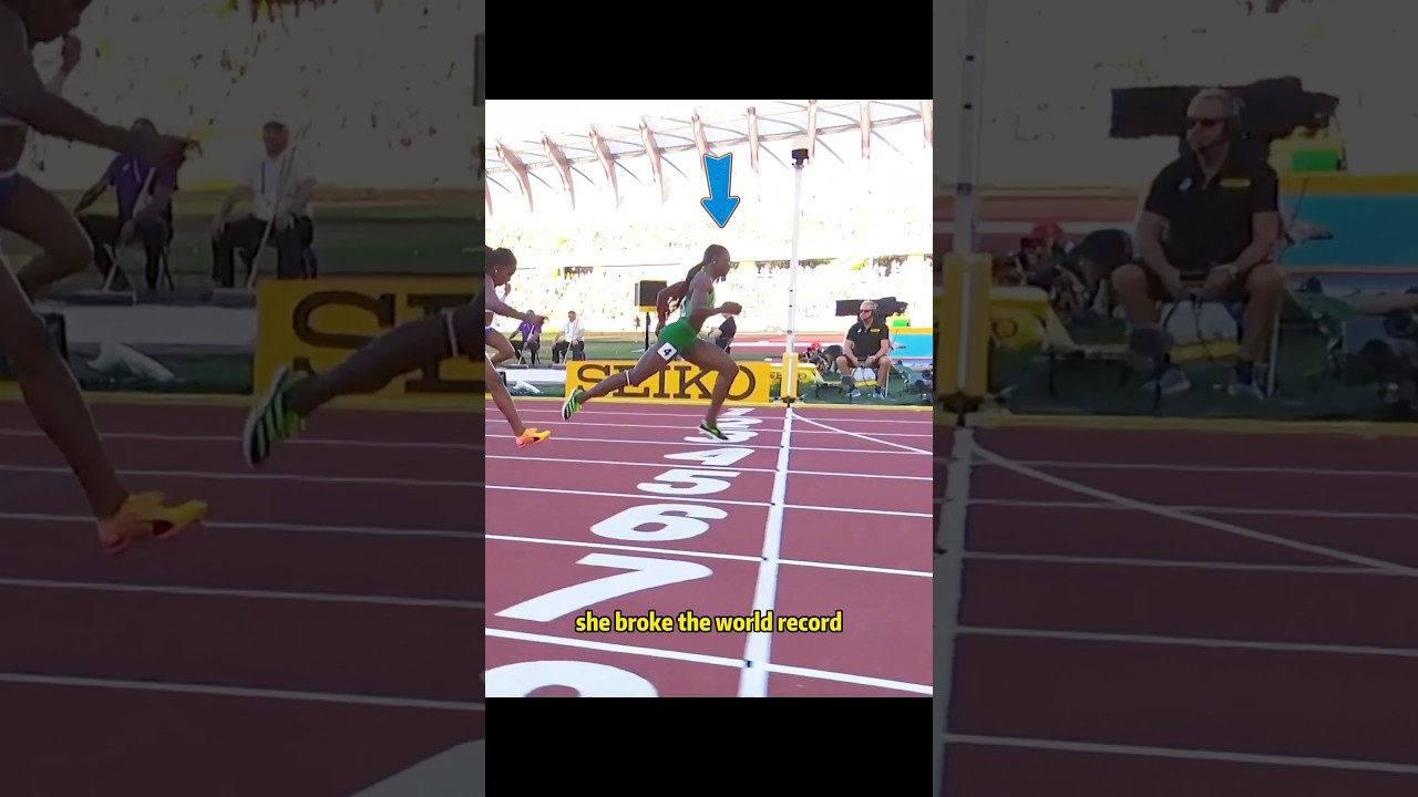 Tobi Amusan broke two world records in one day#fyp #foryou #olympics #sports #usa