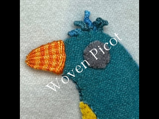 How to do the Woven Picot Stitch - Sarah's Hand Embroidery Tutorials