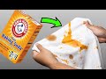 How to Remove STAINS on Clothes With BAKING SODA (INK, GREASE, WINE, GRASS, VOMIT, BLOOD STAINS)