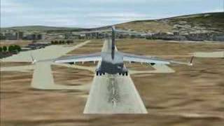 C-17 Landing At Mhtg Tegucigalpa Fs2004