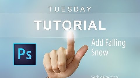Add Falling Snow in Photoshop
