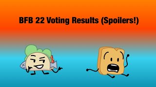 BFB 22 Voting Results (SPOILERS!!!)
