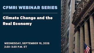 RFF Webinar | Climate Change and the Real Economy