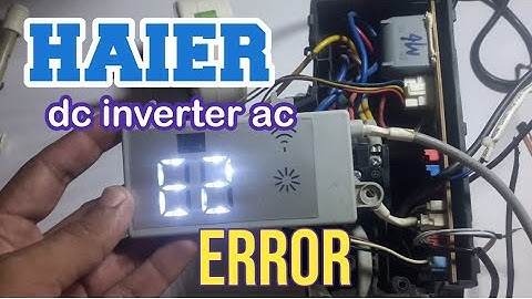 Haier dc inverter ac E2 error solution in hindi|urdu | E2 error haier dc inverter ac repair|CoolTech
