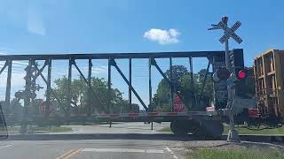RJ Corman 3813 & 3812 passing through Allsbrook, SC