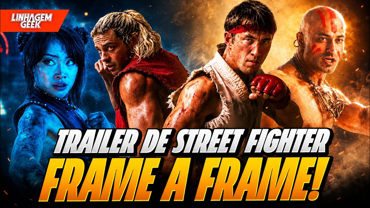 REACT NOVO TRAILER DE STREET FIGHTER! 