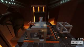 Infinifactory - resistance campaign - production zone 1 - structural frame puzzle solution