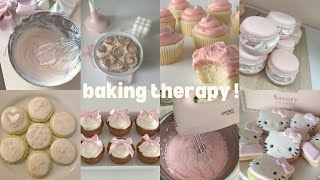baking therapy ! 🤍🧁👼🏾 [ compilation ]