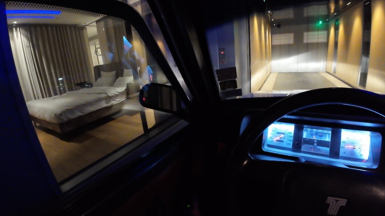 NIGHT DRIVE TOFAŞ ŞAHİN 1.6 POV IN b'mine Hotel Frankfurt GERMANY- ASMR VIDEO