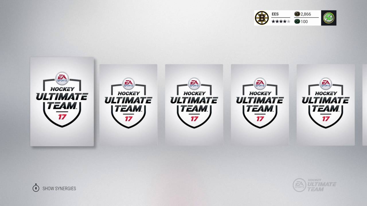 NHL™ 17 pack opening 5 packs 1 face off pack