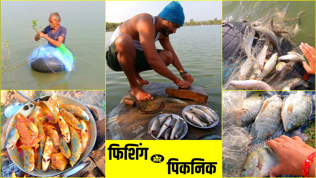 फिशिंग और पिकनिक | net fishing and picnic | HD | 2K
